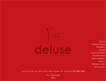 Tablet Screenshot of deluse.com.br